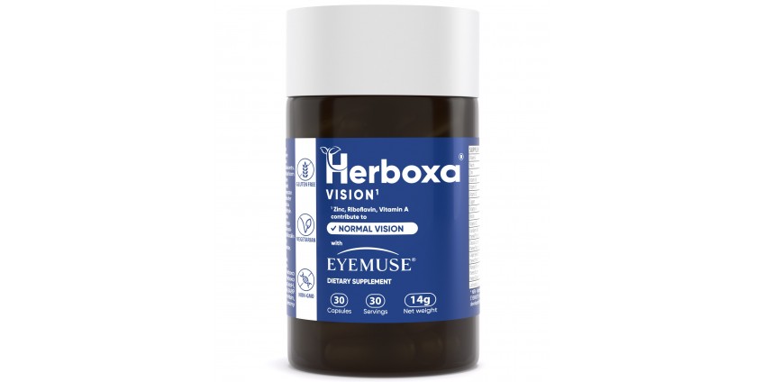 Herboxa® Vision | Zawiera EYEMUSE®, cynk oraz Lutein&Zeaxanthin 